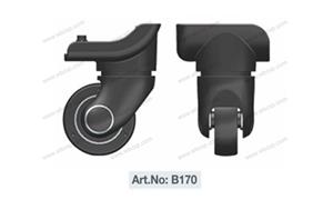 【浙江利百加箱包配件有限公司】配件,布箱·万向轮编号：B170